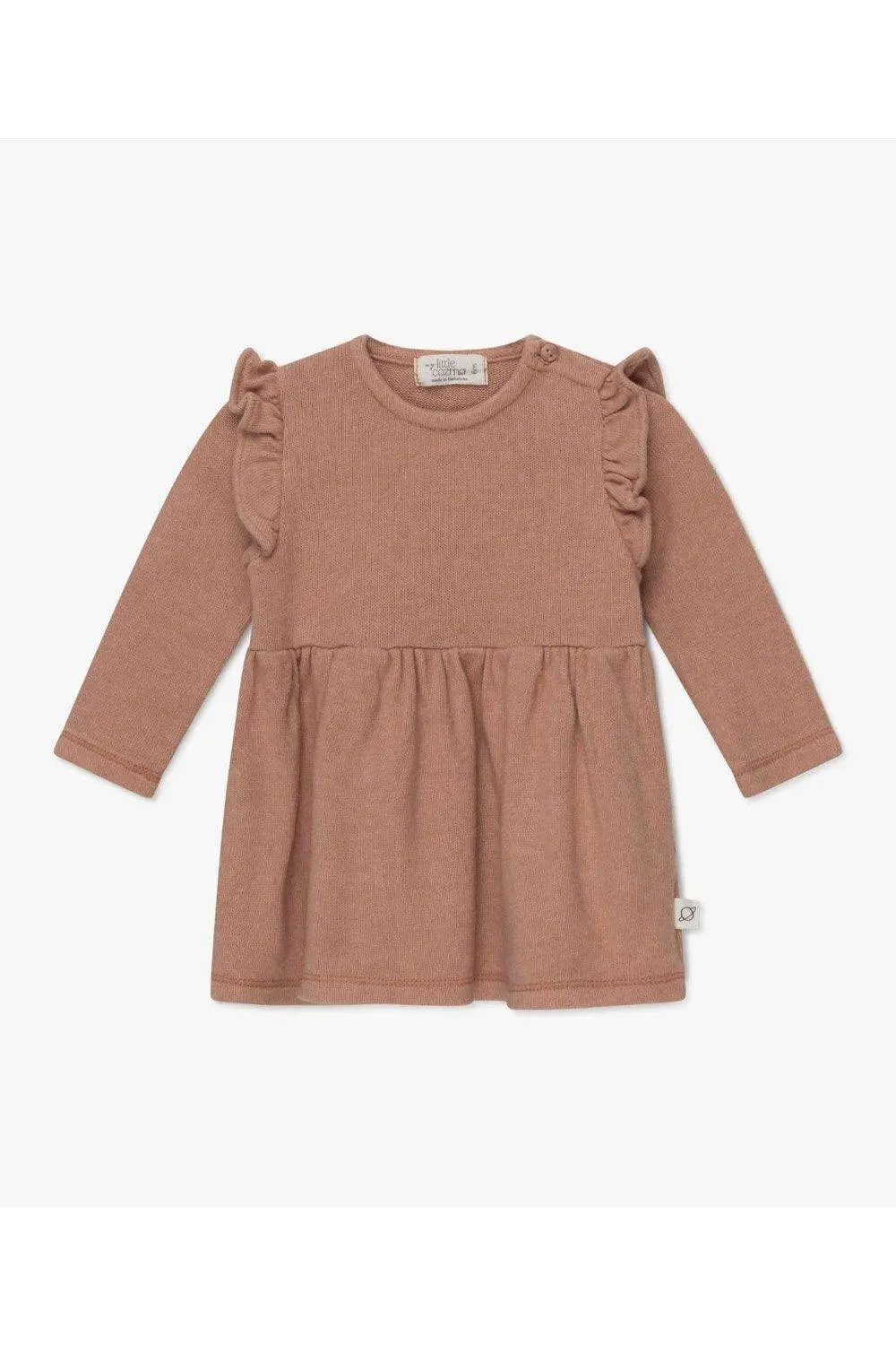 [60%OFF]  Knit dress -brown