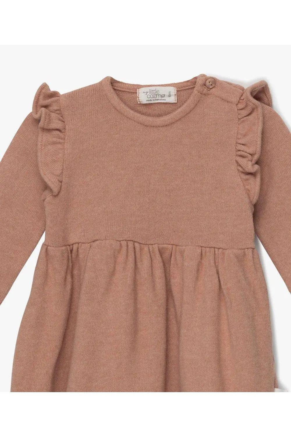 [60%OFF]  Knit dress -brown