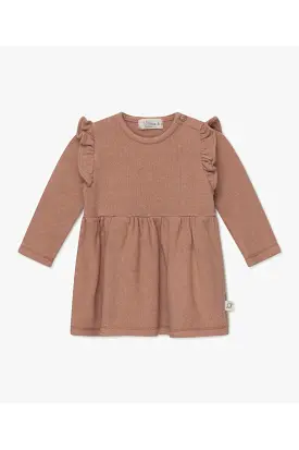 [60%OFF]  Knit dress -brown