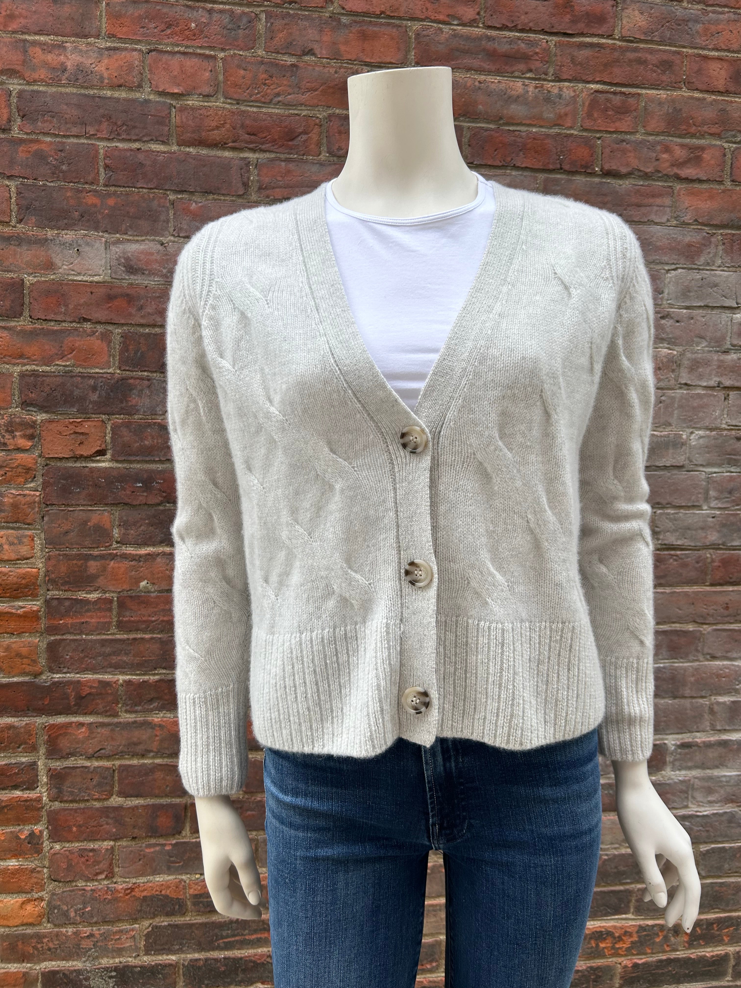 ALASHAN CASHMERE WINSLET TWIST CABLE CARDIGAN