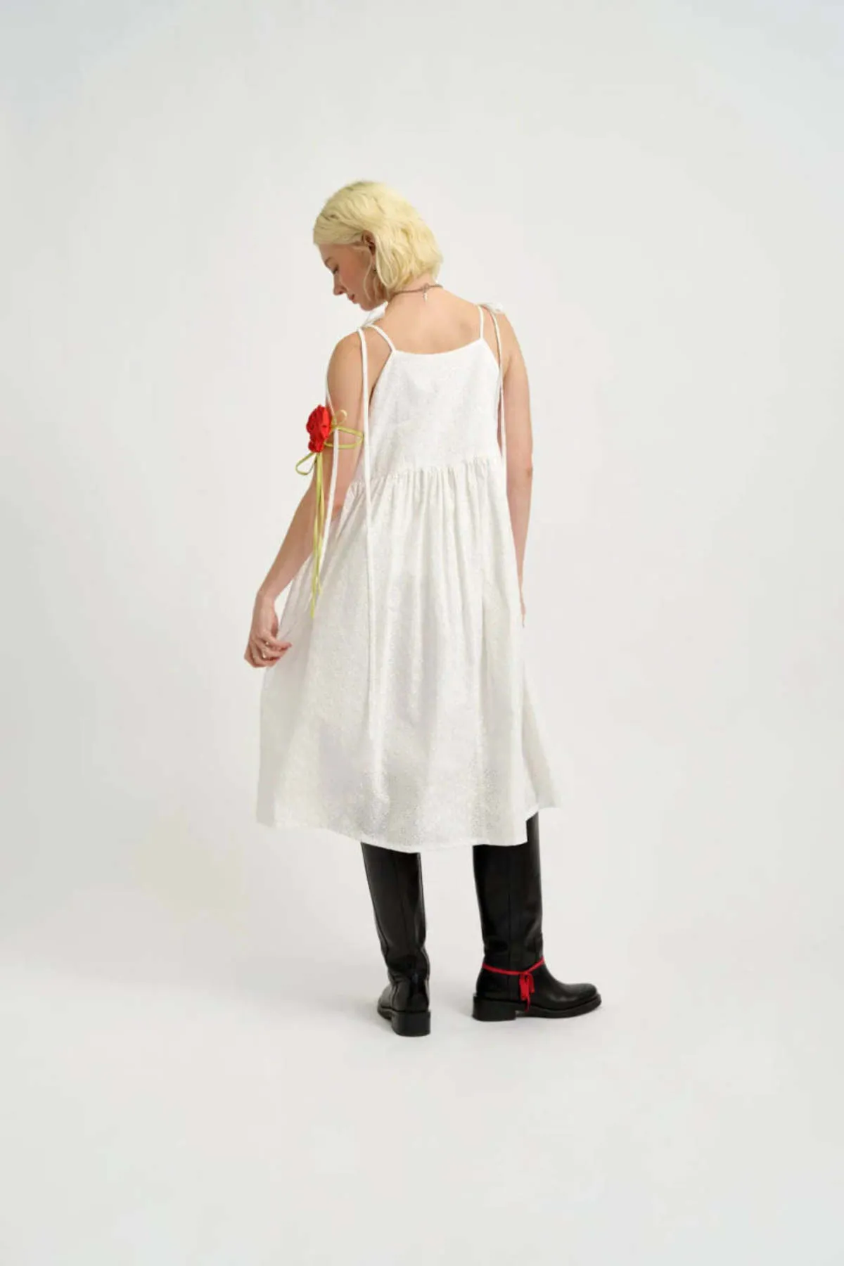 Amelie Dress - White Eyelet