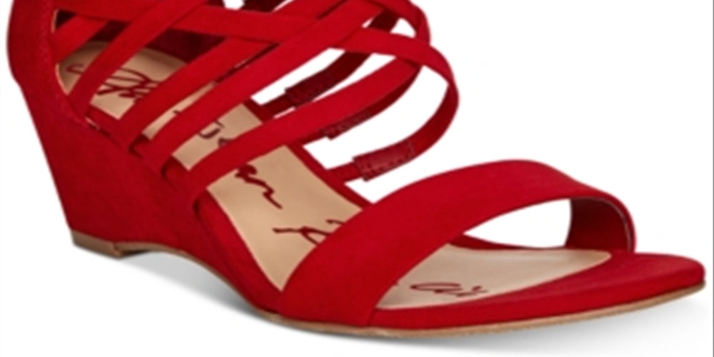 American Rag Women's Adarra Wedge Sandals Red Size 8M