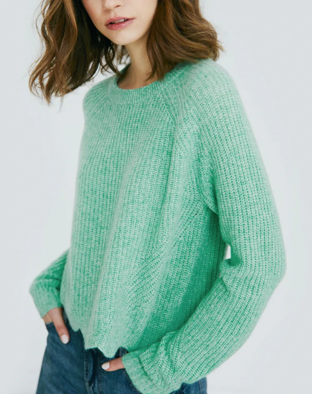 AUTUMN CASHMERE SCALLOPED SHAKER