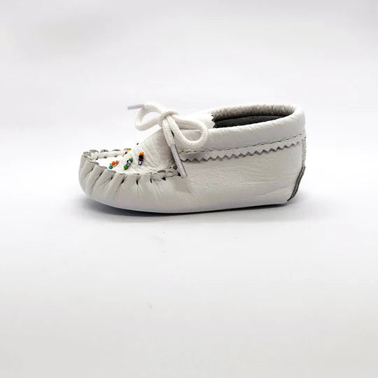 Baby White moccasins