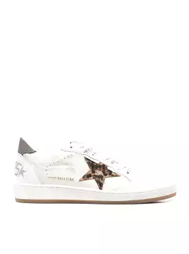 BALL STAR SNEAKERS WITH LEOPARD STAR