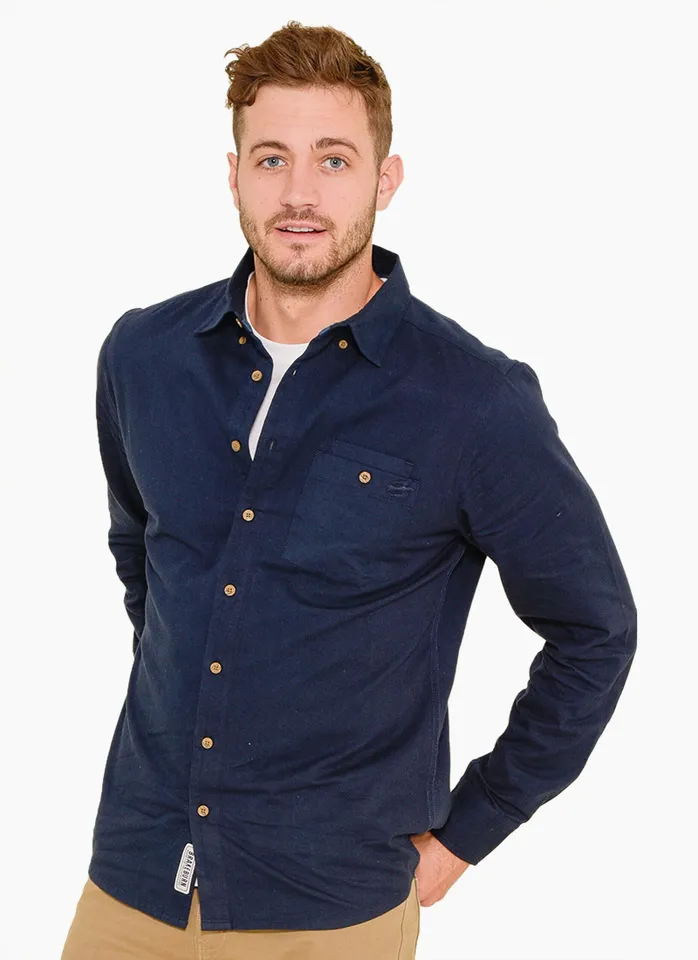 Brakeburn Navy Shirt