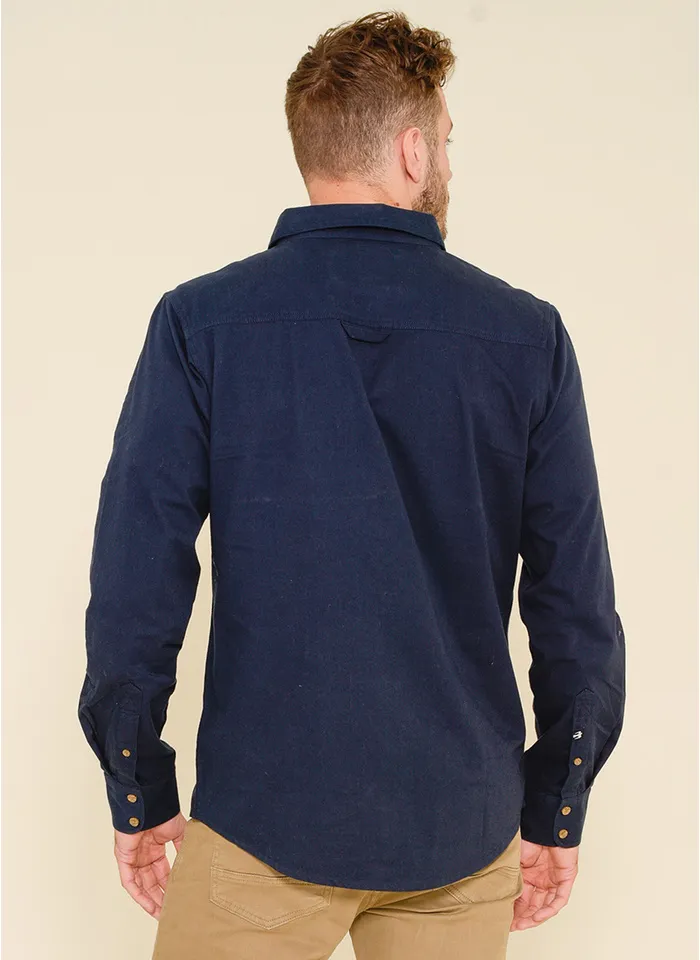 Brakeburn Navy Shirt