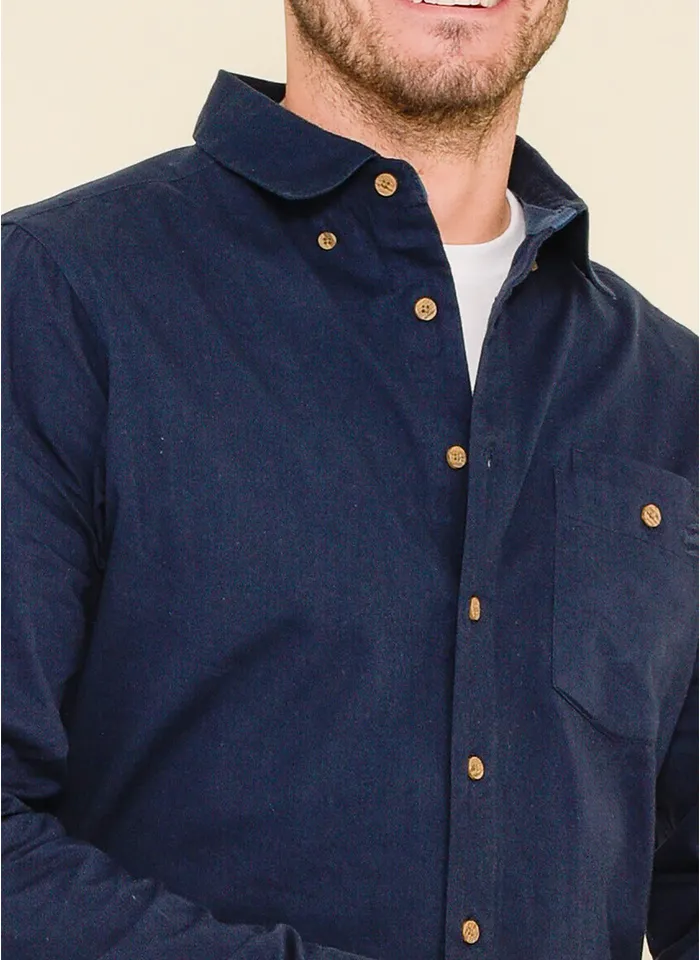 Brakeburn Navy Shirt