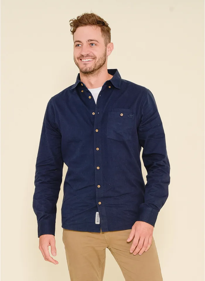 Brakeburn Navy Shirt