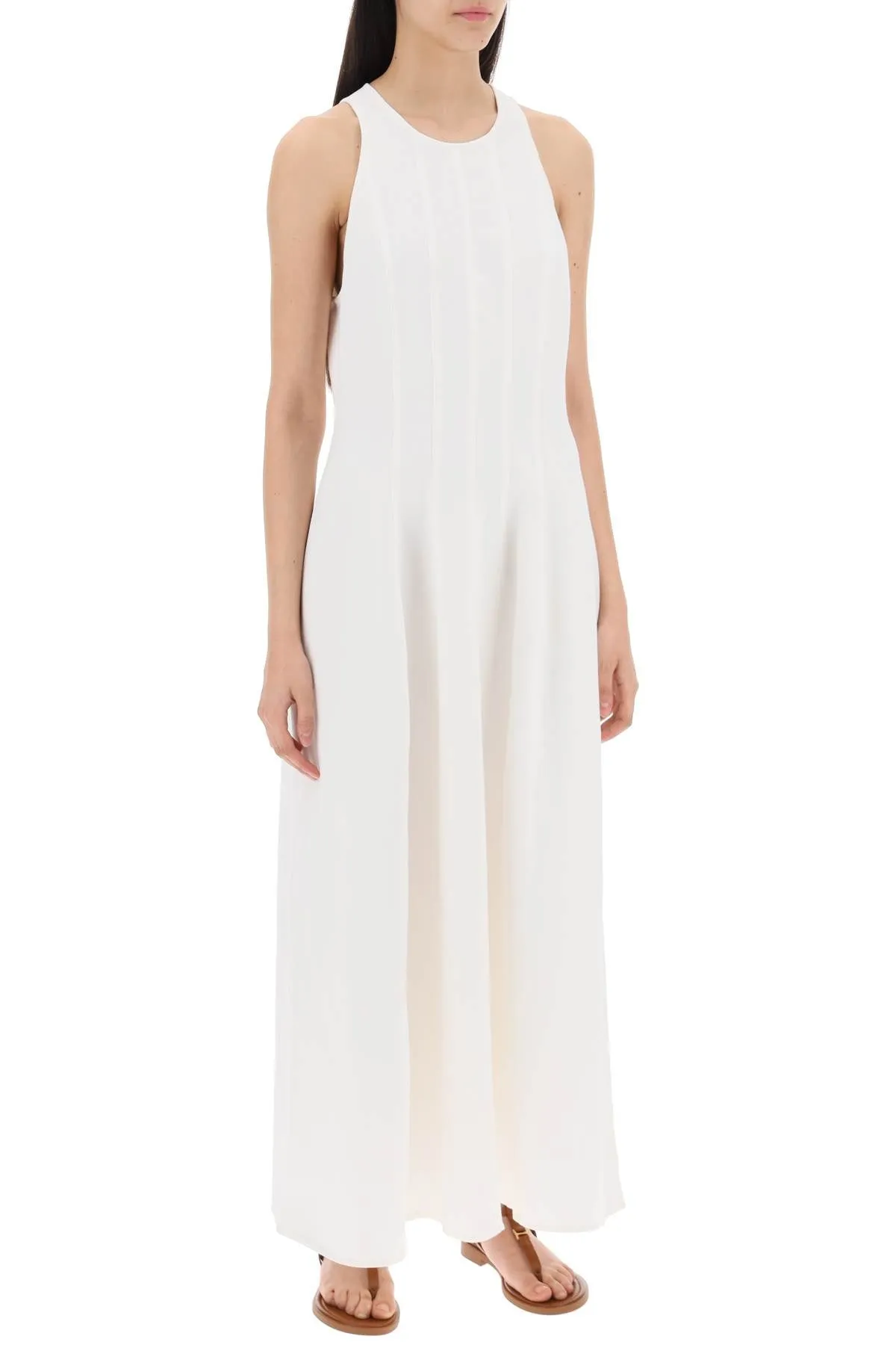 Brunello Cucinelli Twill Dress   White