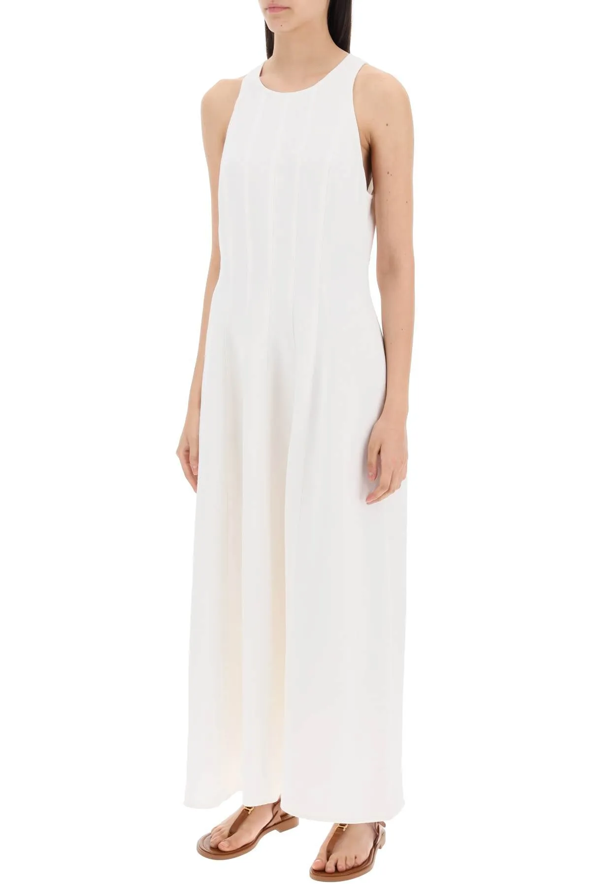 Brunello Cucinelli Twill Dress   White