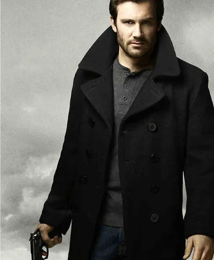 Bryan Mills Taken Black Peacoat - 48% OFF | William Jacket