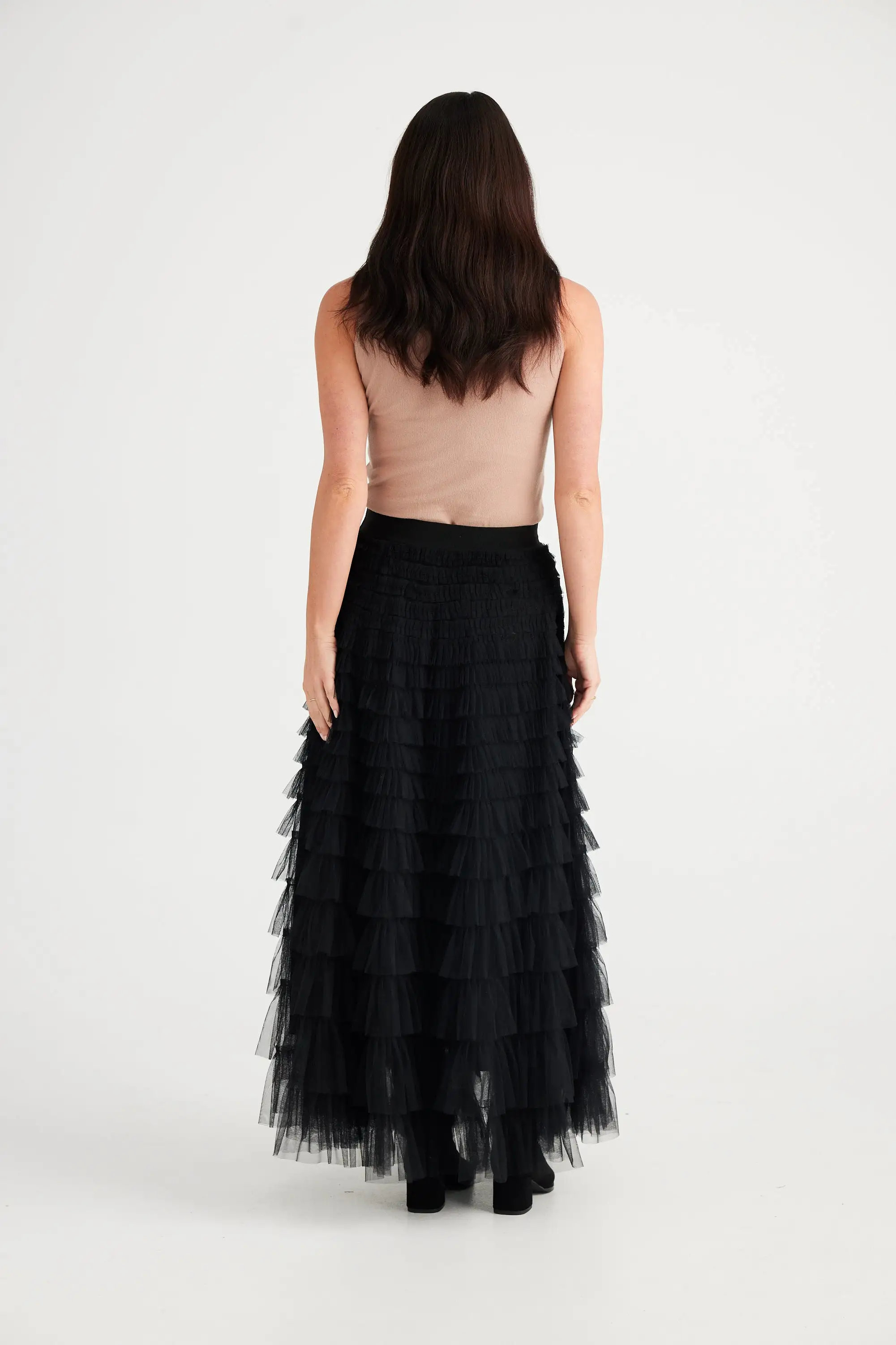 Chance Skirt - Black Tulle