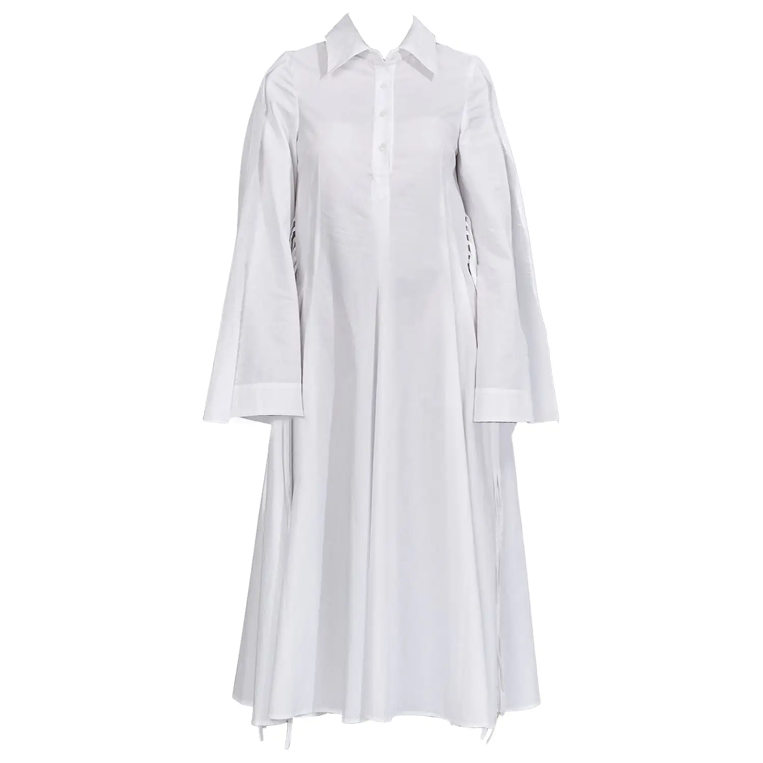 CLASSIC SHIRT DRESS WHITE