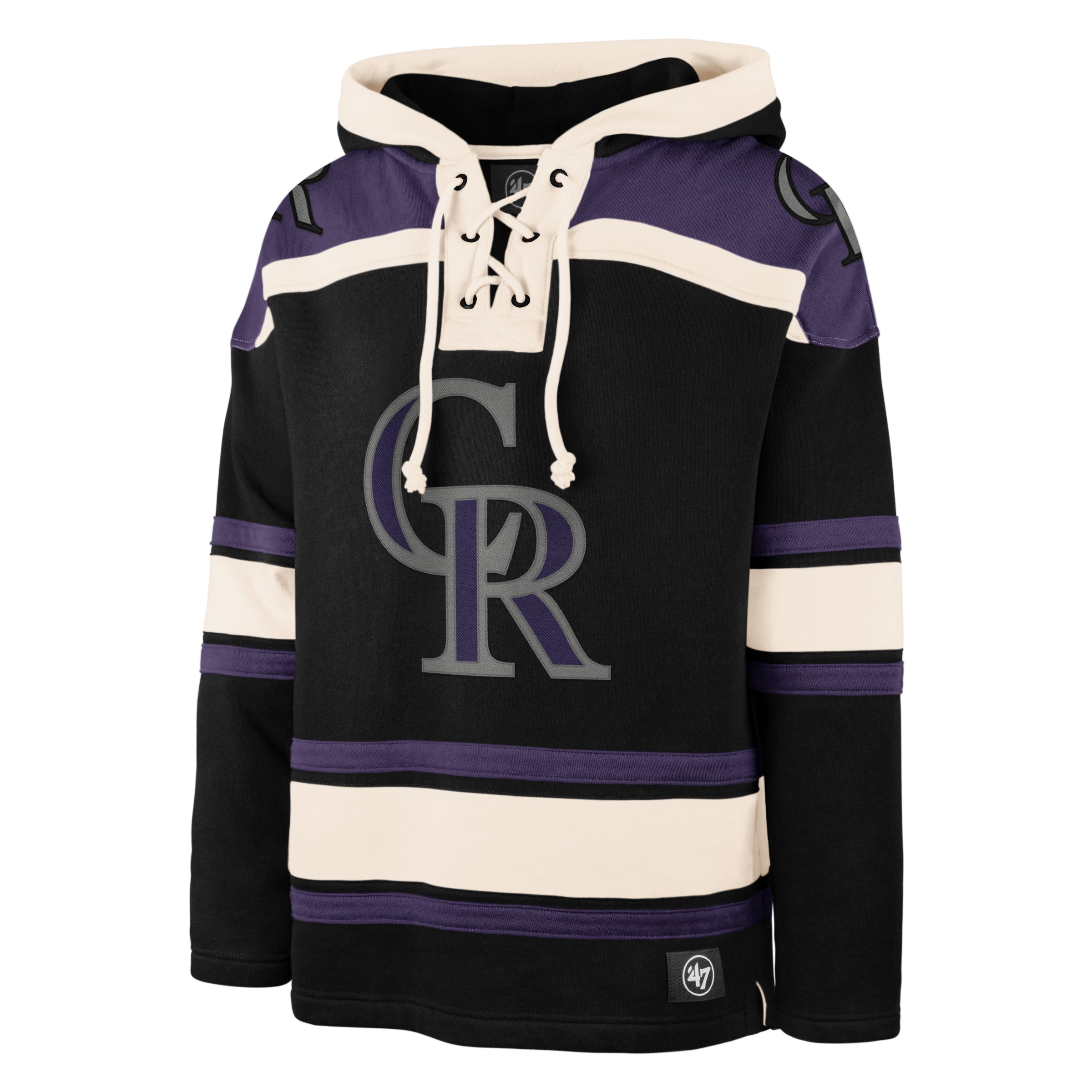 COLORADO ROCKIES '47 SUPERIOR LACER PULLOVER HOOD