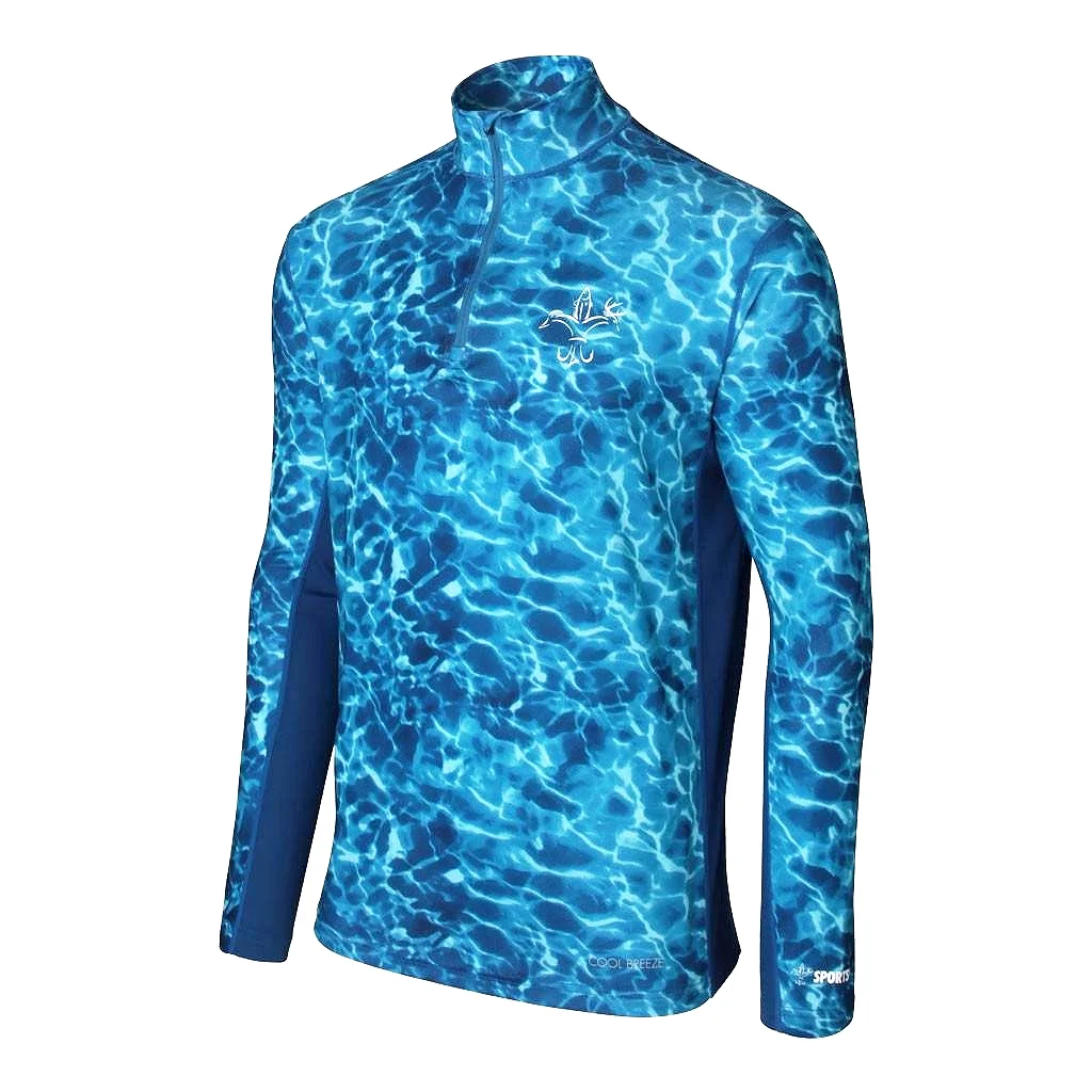 Cool Breeze Quarter Zip: Breathable Long Sleeve Fishing Shirt