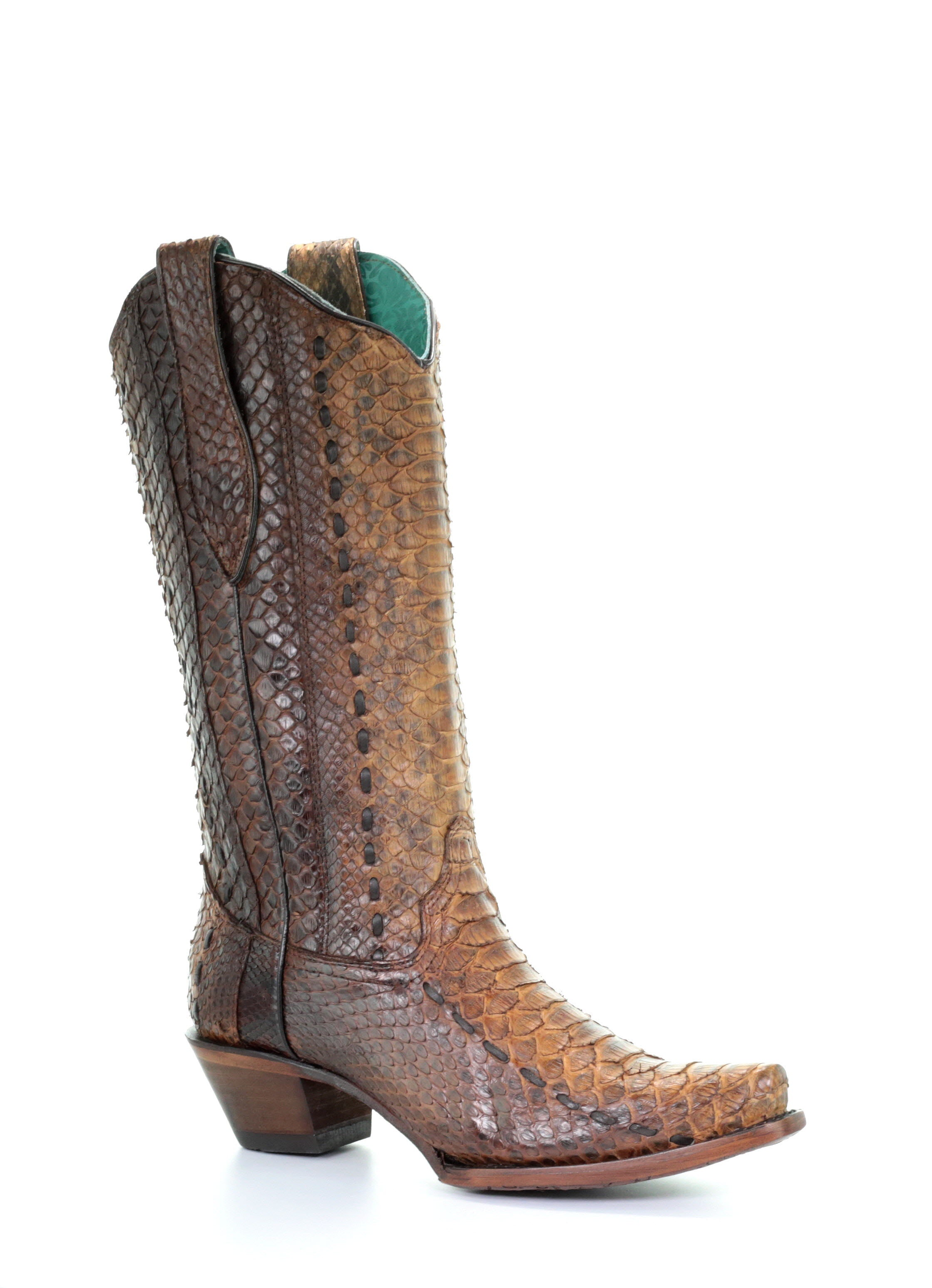 Corral Tan Full Python Boot