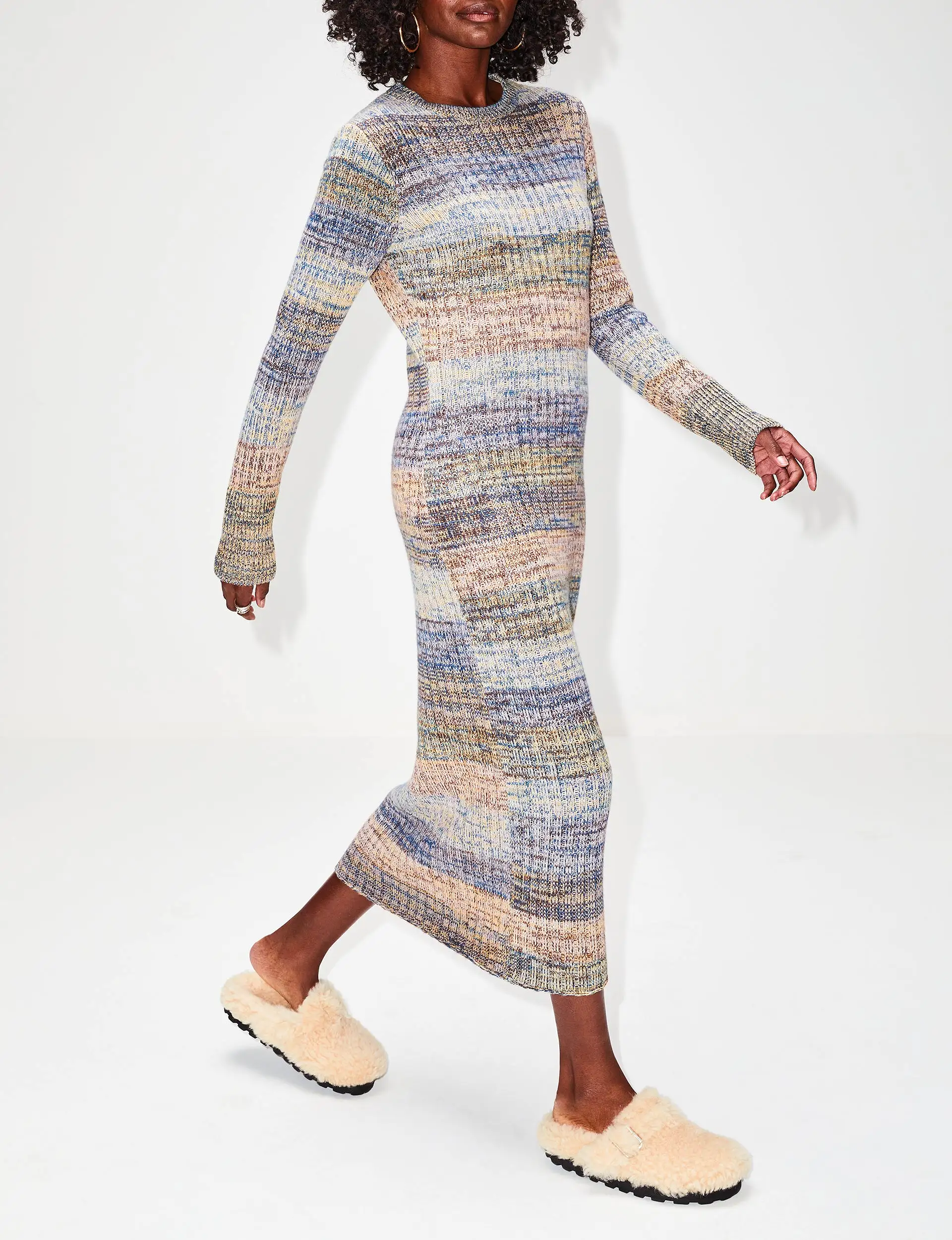 Cosmic Rib Knit Dress