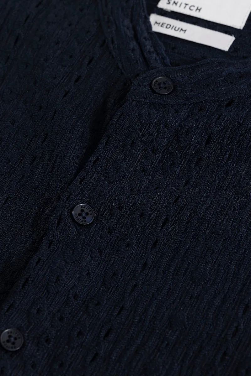 CraftedCanvas Navy Shirt