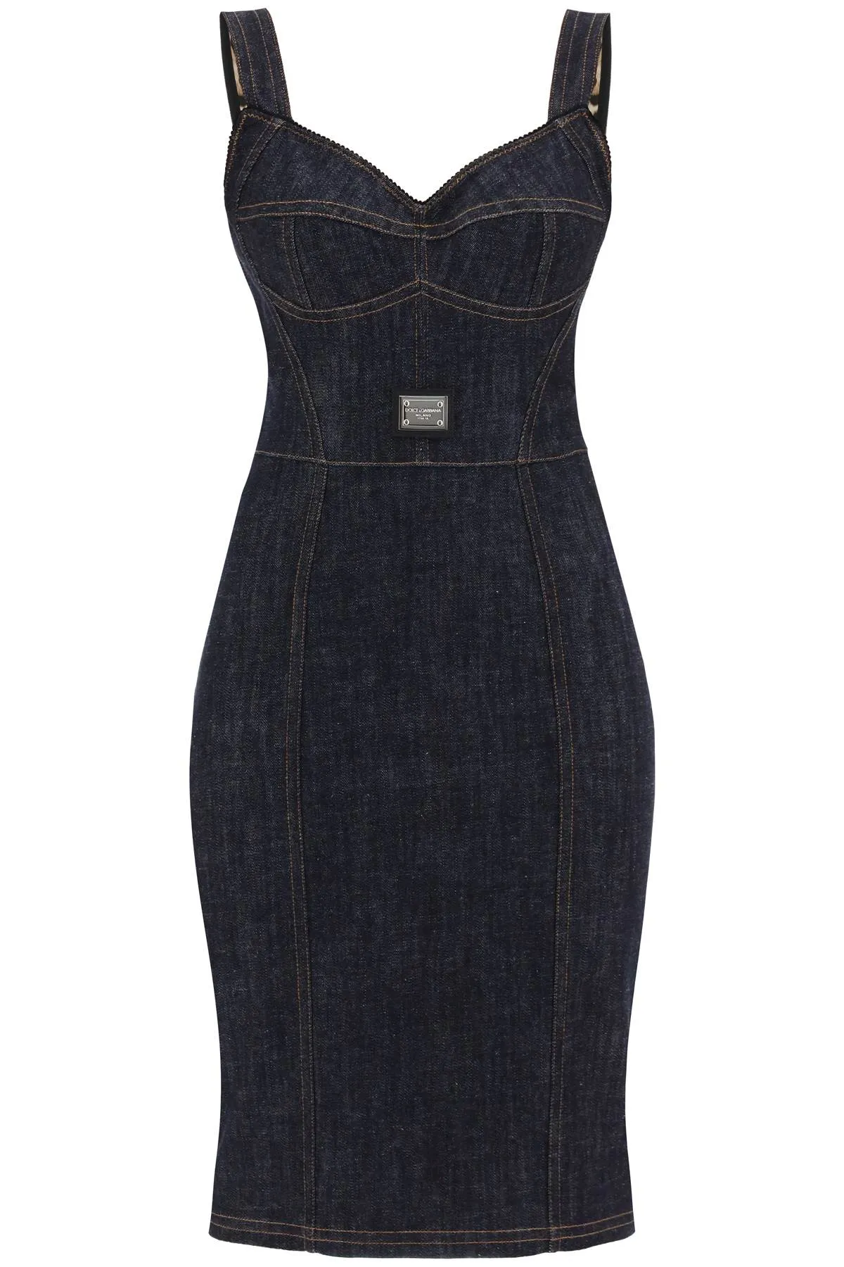 Denim Bustier Dress