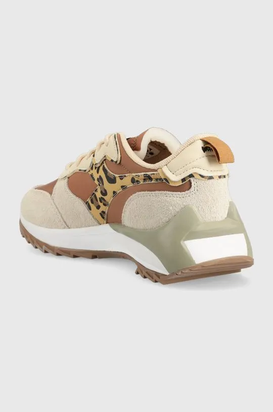 Diadora sneakers Jolly Animalier beige color