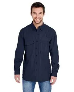 Dri Duck Long-Sleeve Catch Fishing Shirt DD4405 Deep Blue