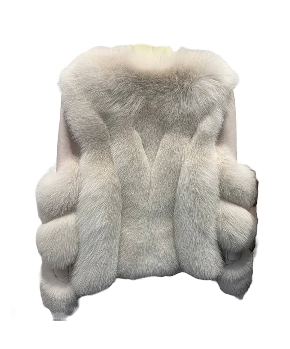 Fox Fur Sheepskin Leather Fur Coat