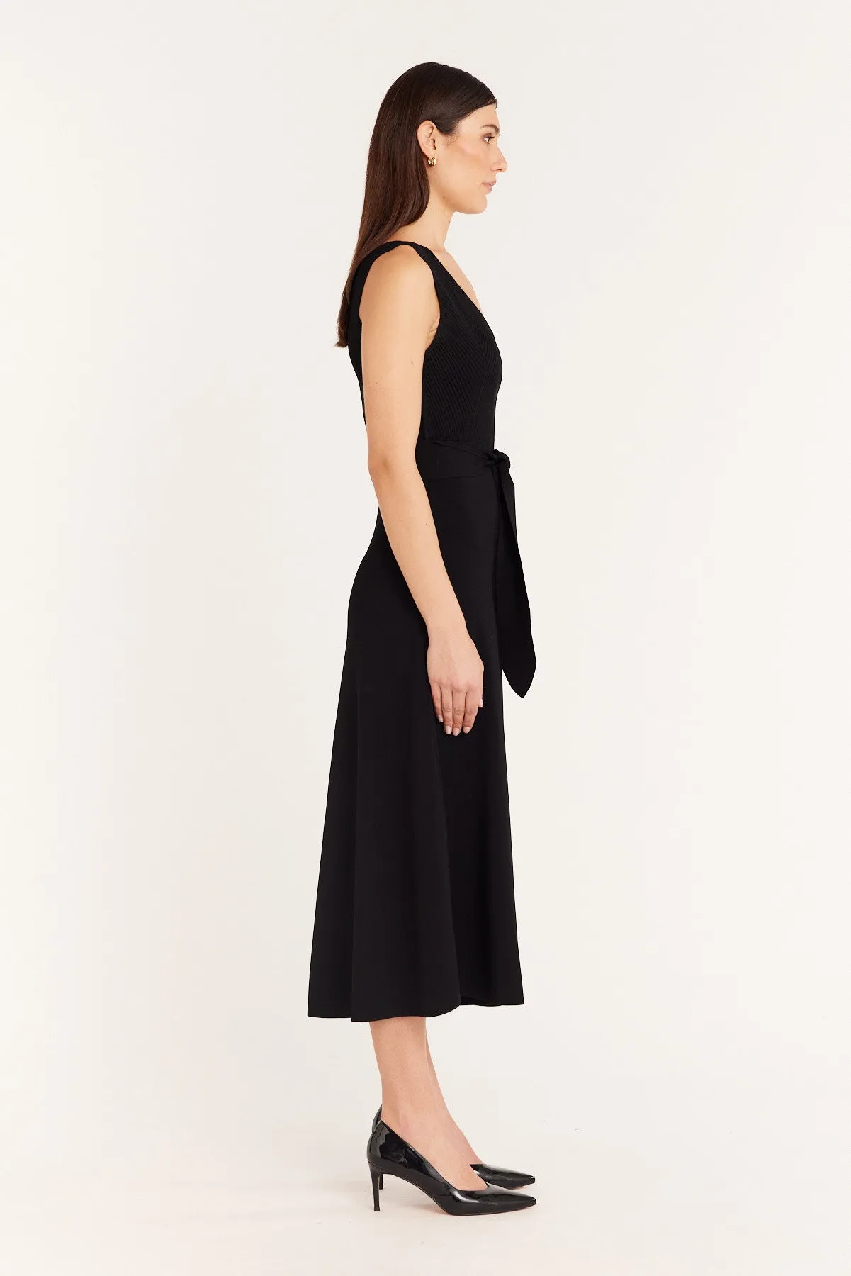 Francesca Knit Dress - Black