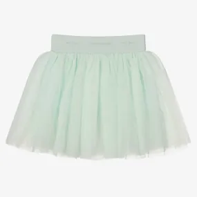 Girls Green Tulle Tutu Skirt