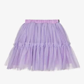 Girls Lilac Purple Tulle Skirt