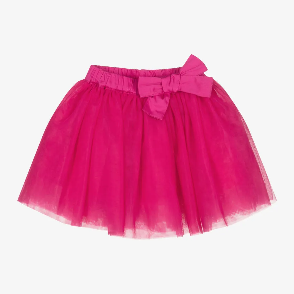 Girls Pink Tulle Tutu Skirt