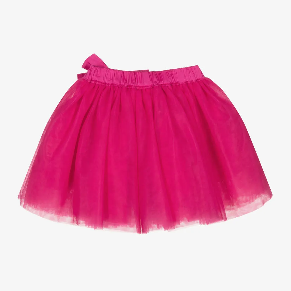 Girls Pink Tulle Tutu Skirt