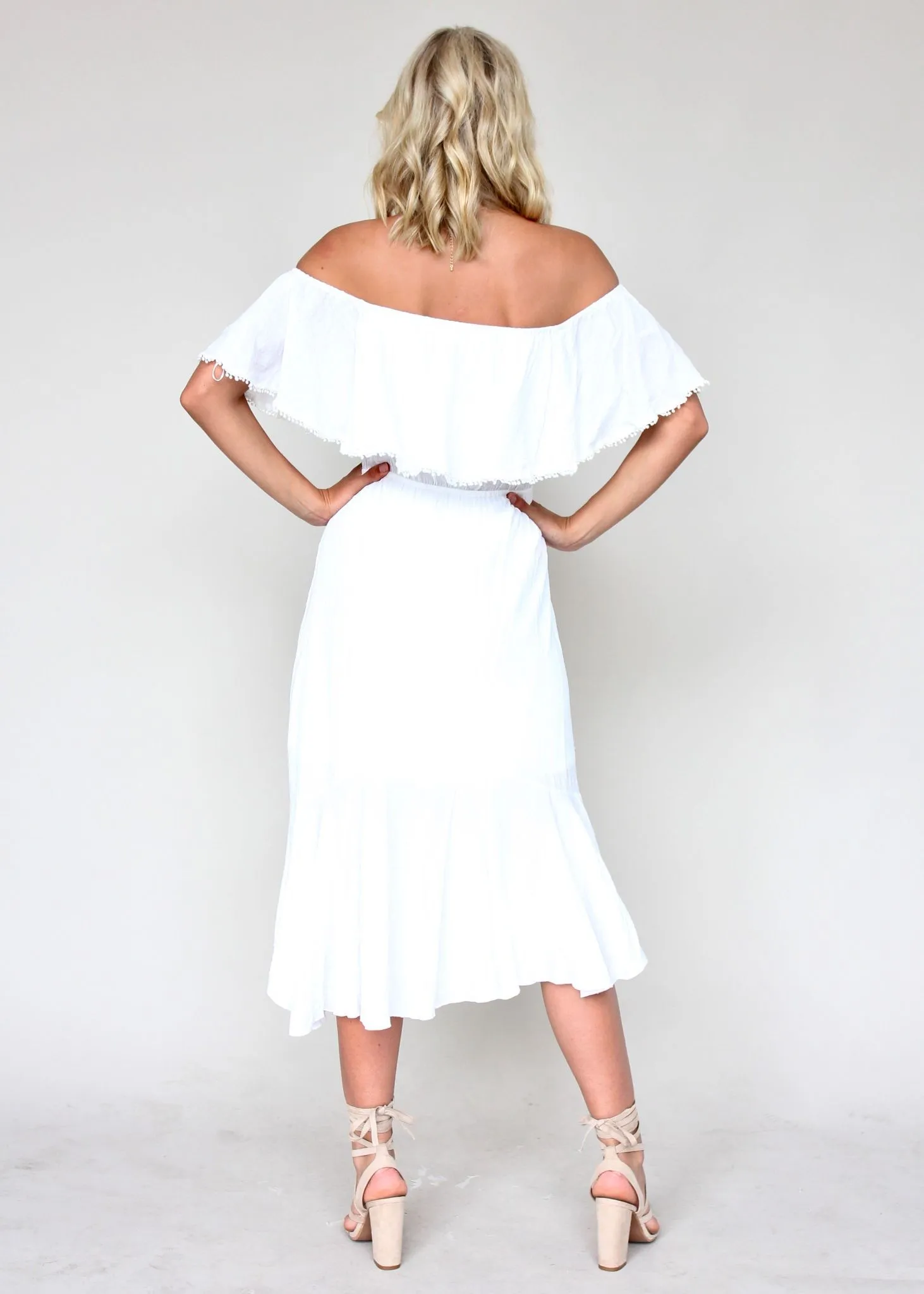 Hampton Summer Dress - White