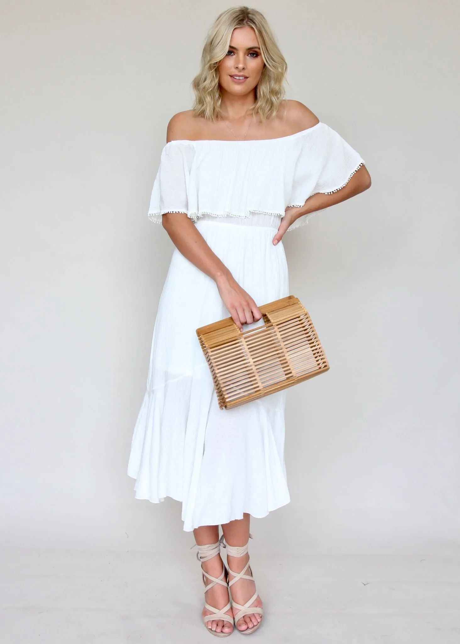 Hampton Summer Dress - White