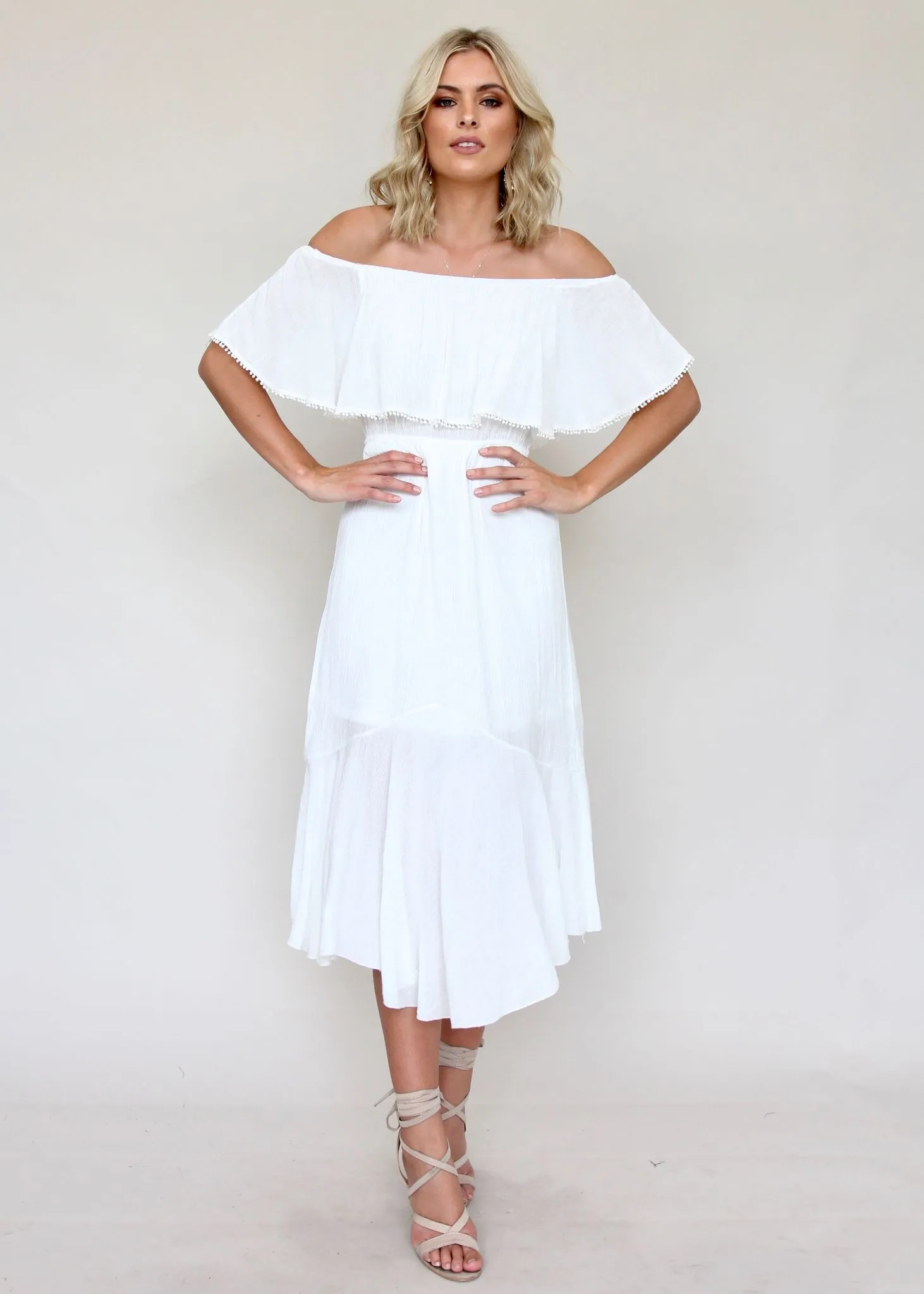 Hampton Summer Dress - White