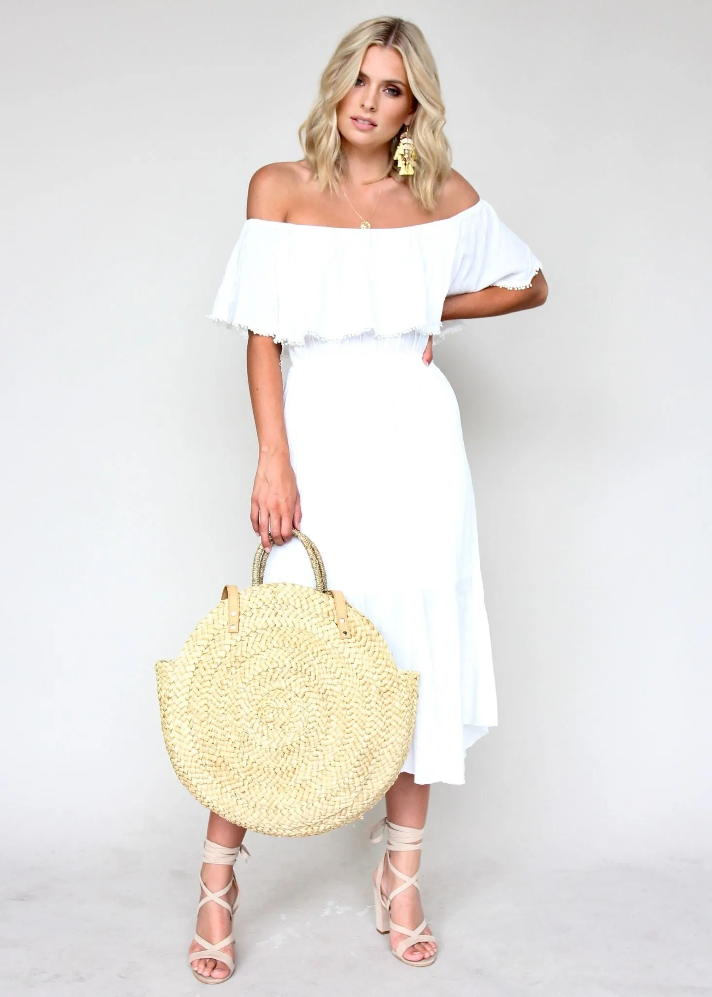 Hampton Summer Dress - White