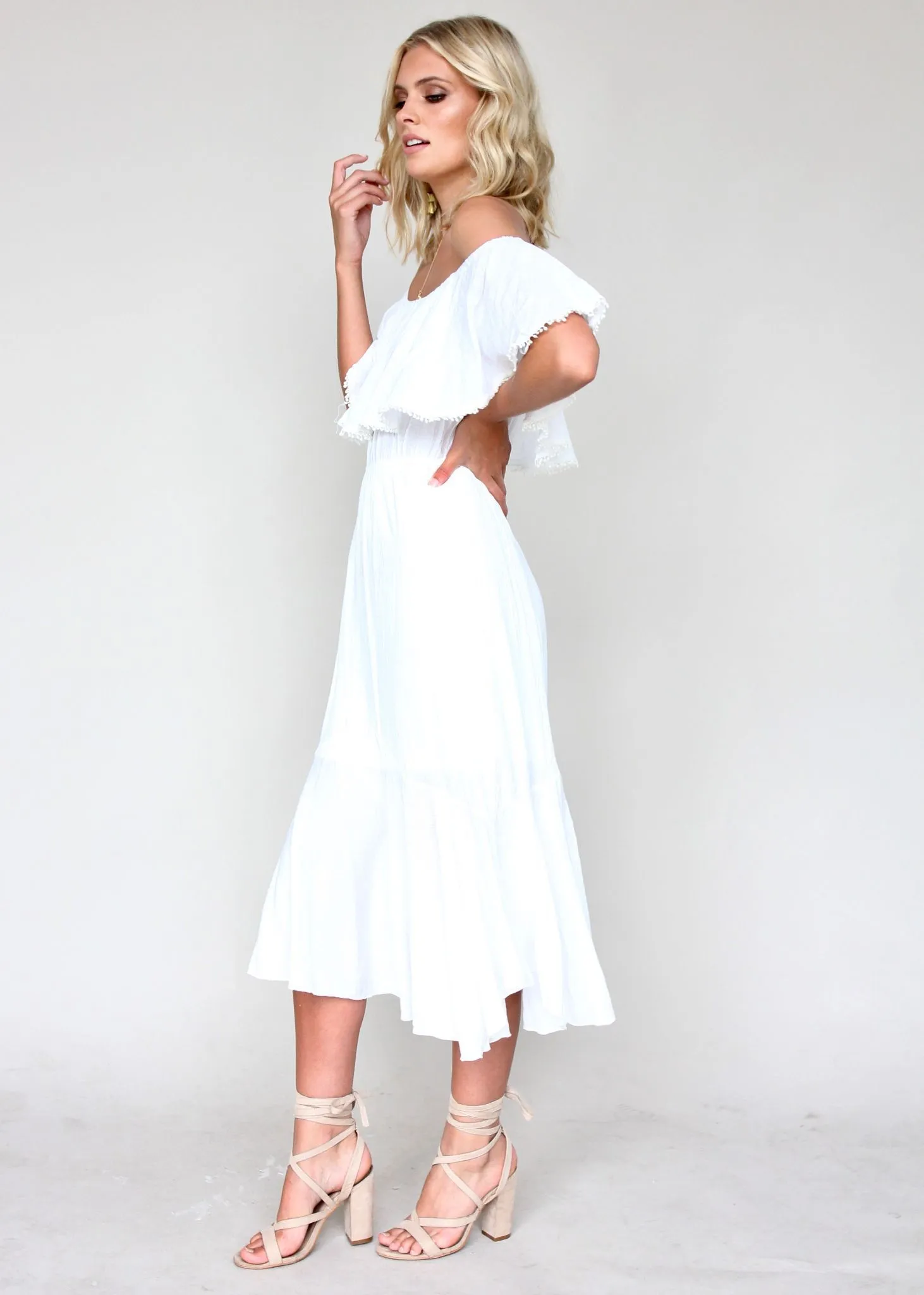 Hampton Summer Dress - White