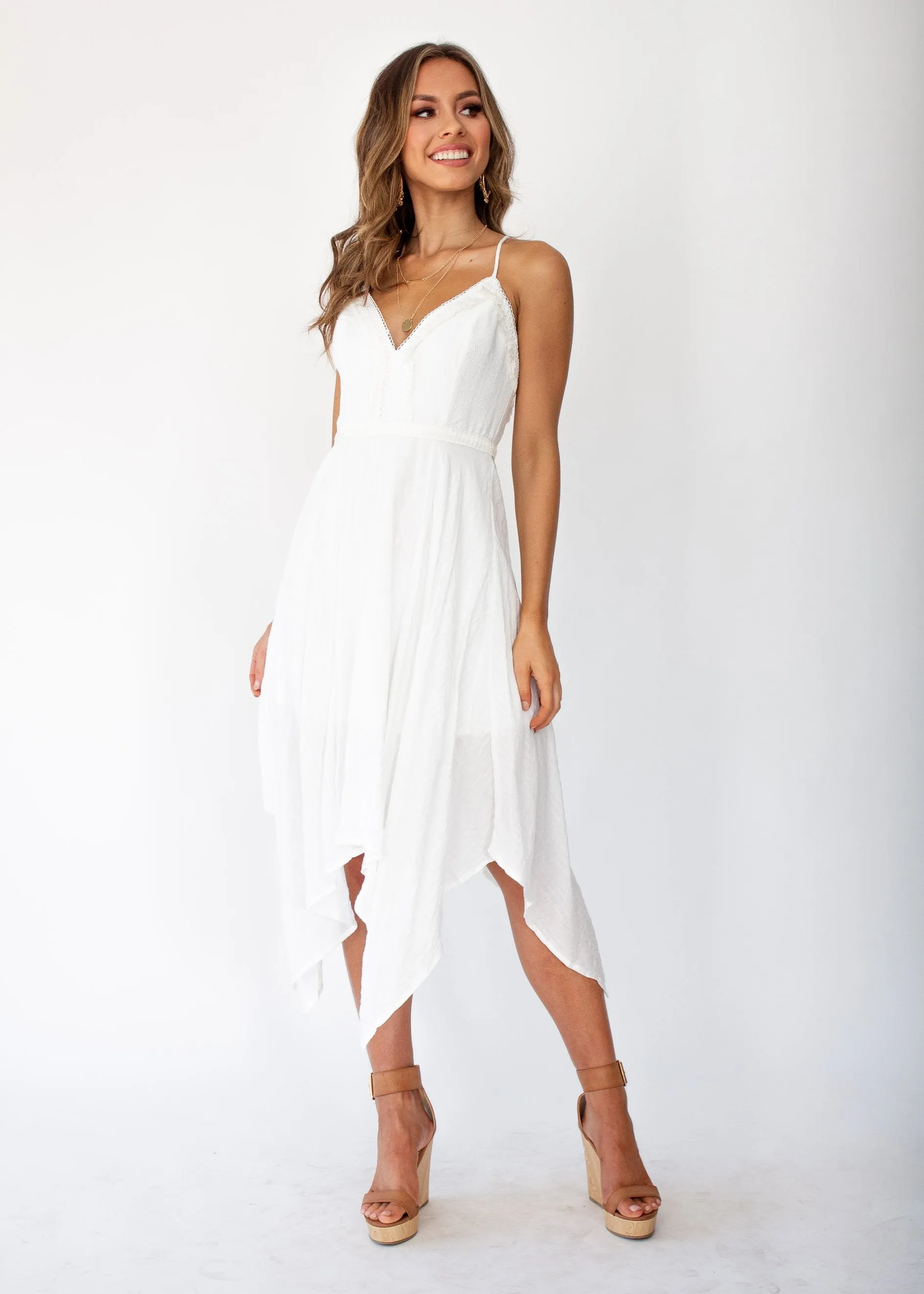 Innika Midi Dress - White