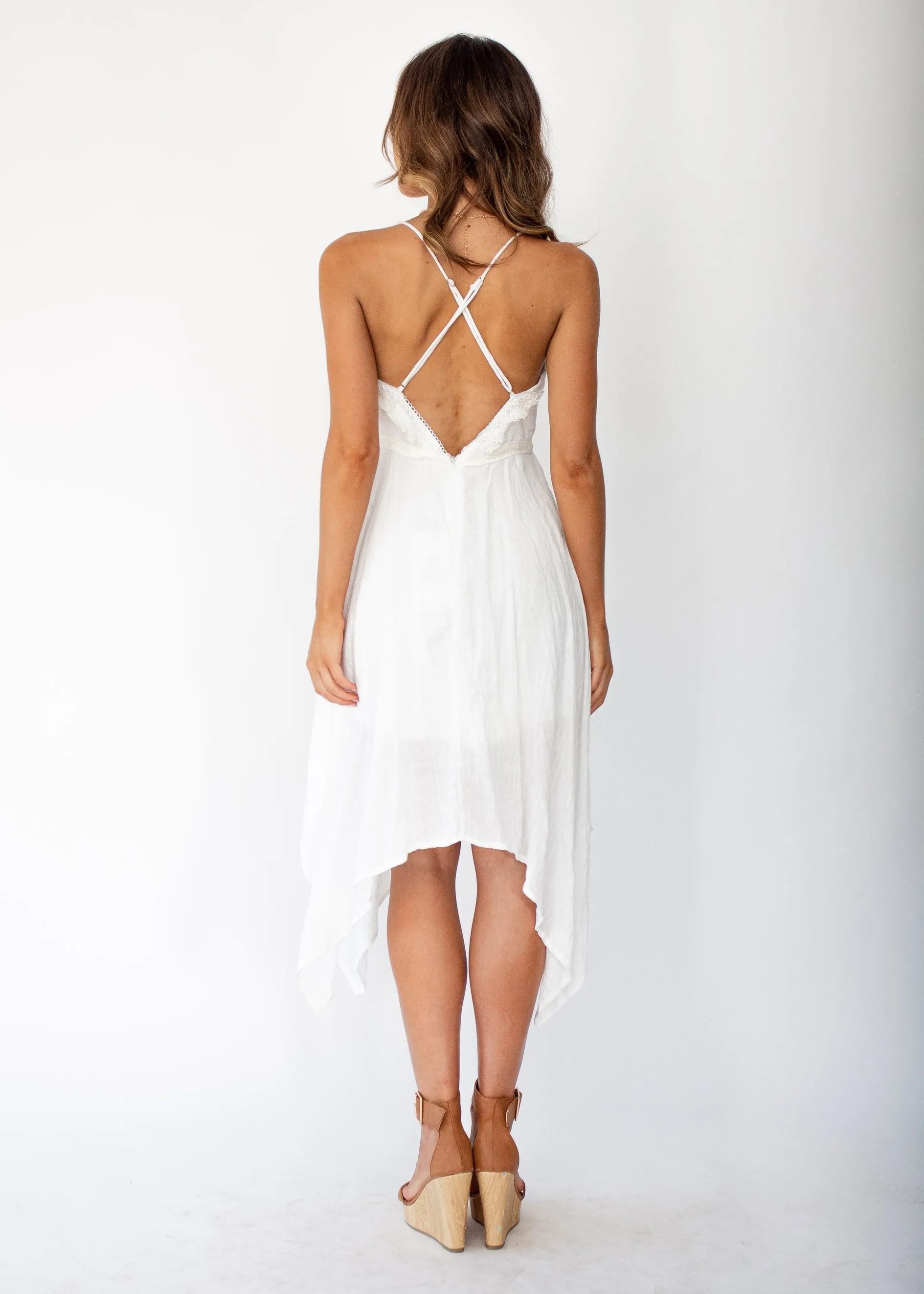 Innika Midi Dress - White