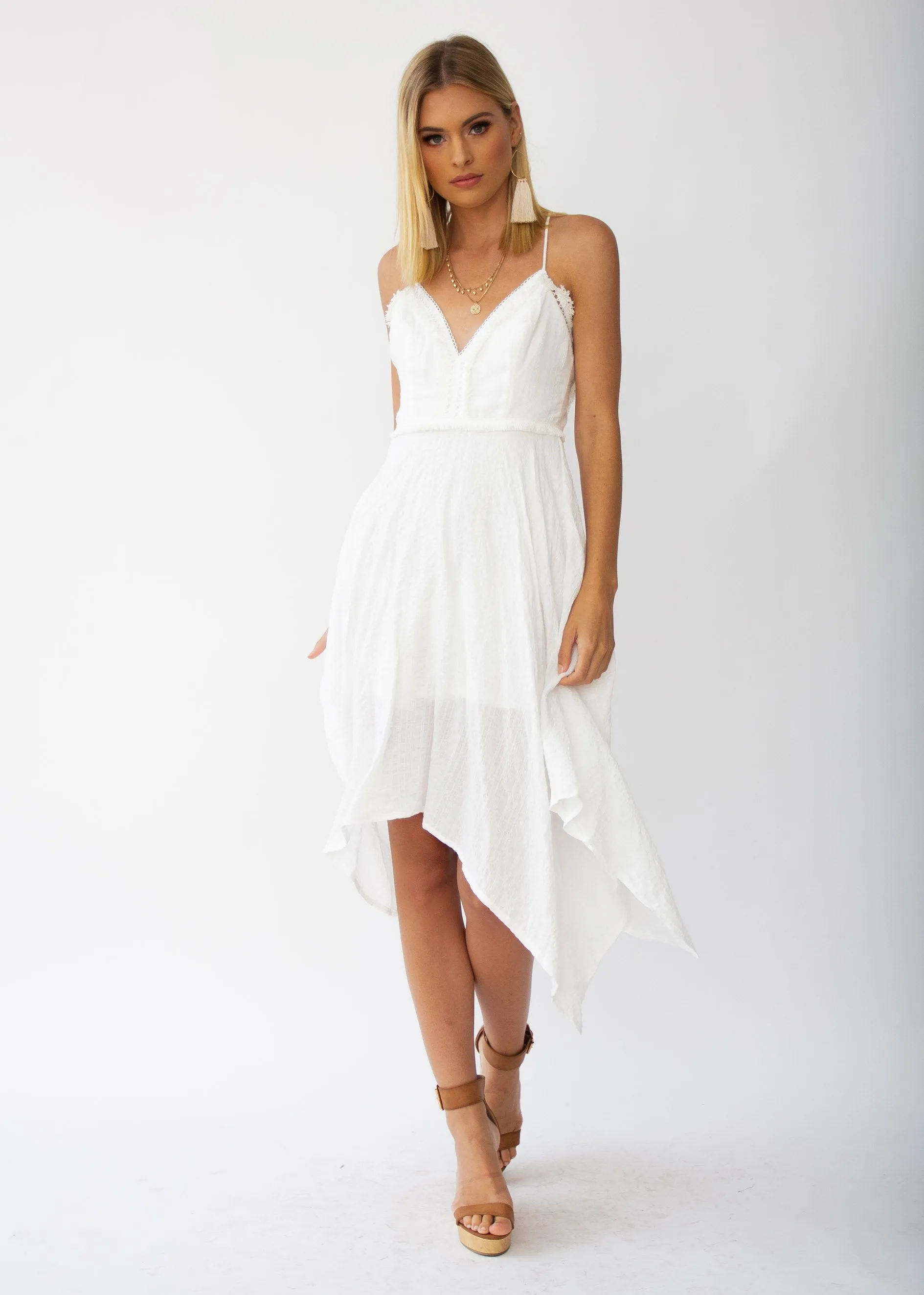 Innika Midi Dress - White