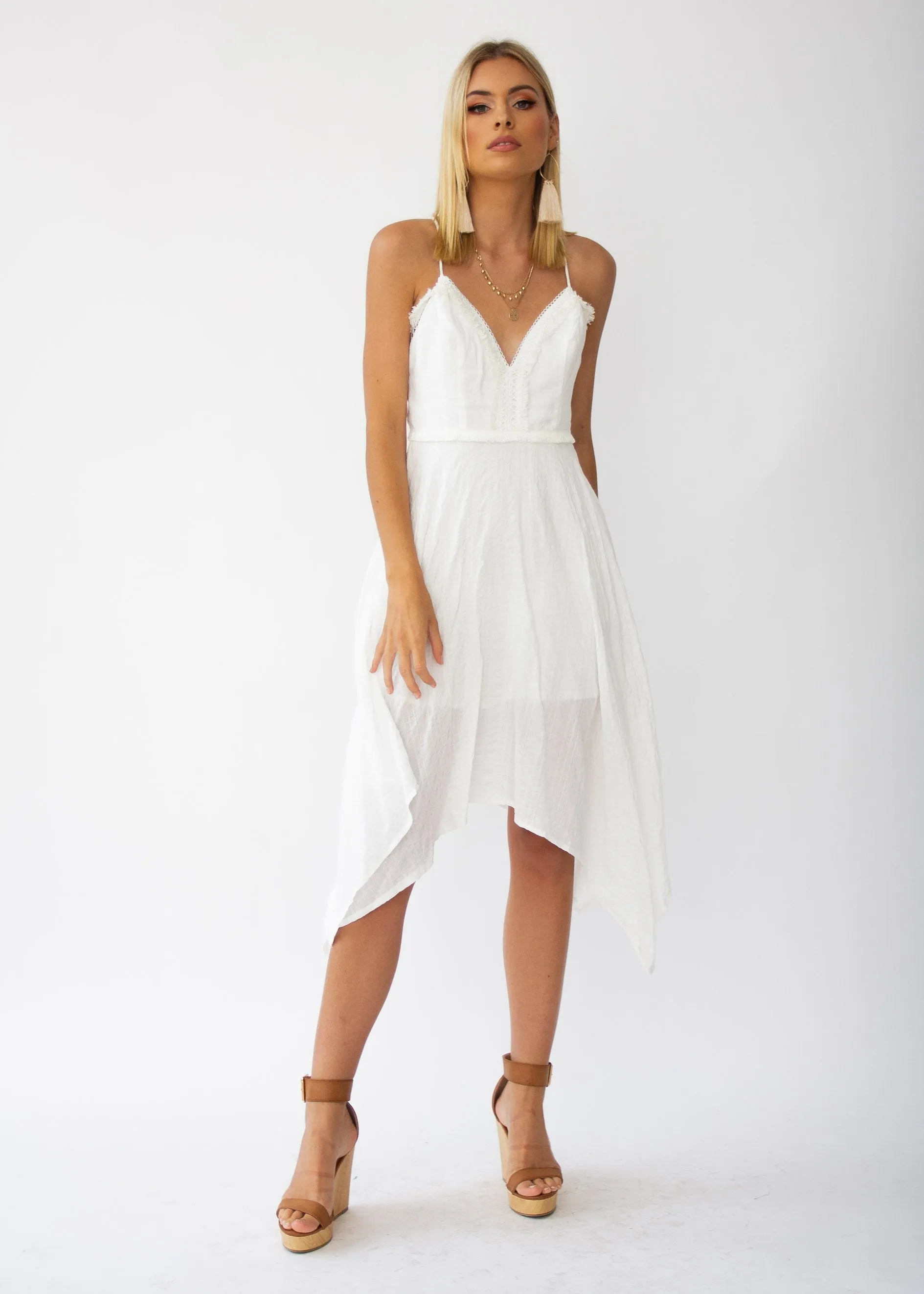 Innika Midi Dress - White