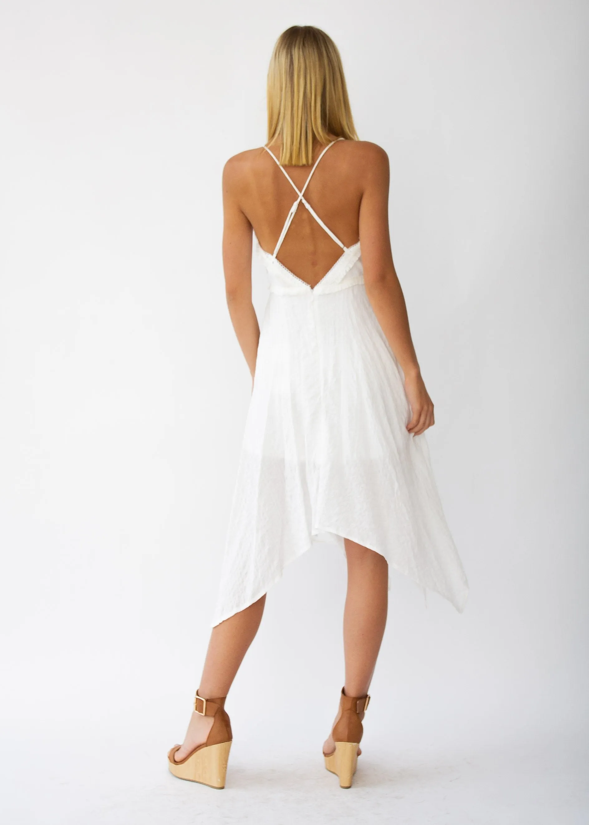 Innika Midi Dress - White