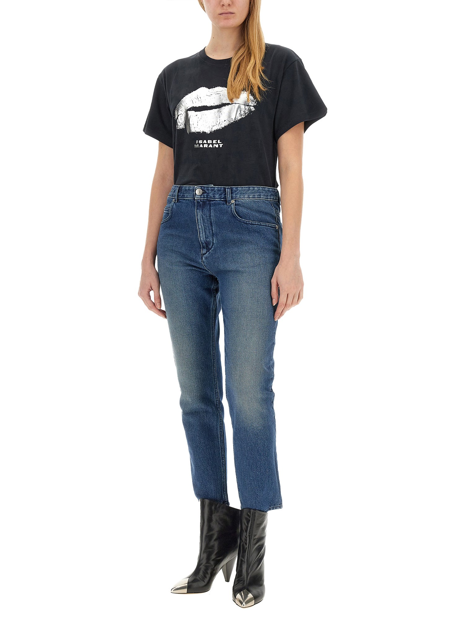 ISABEL MARANT    YATES T-SHIRT WITH PRINT