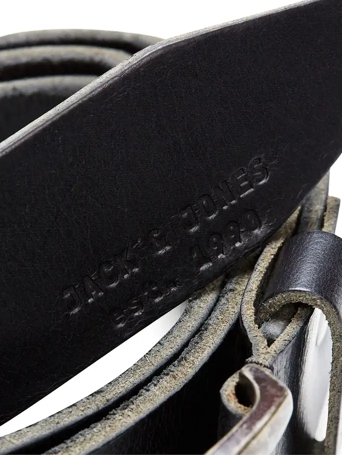 Jack & Jones Mens Leather Belt 'JACPAUL'