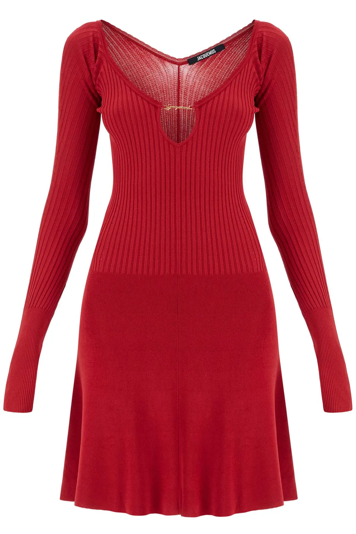 Jacquemus Knit Dress 'The Mini Robe Pr   Red