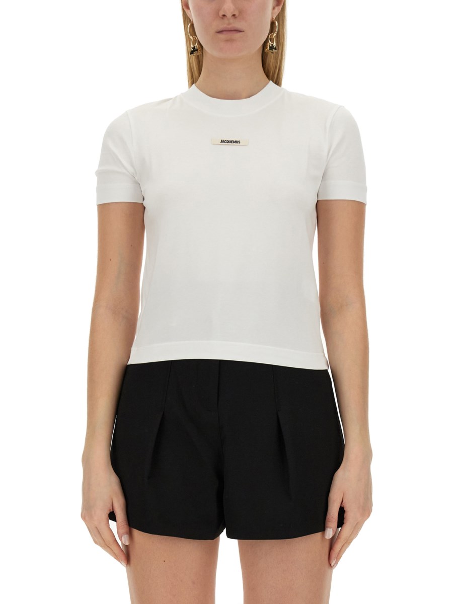 JACQUEMUS    T-SHIRT WITH LOGO