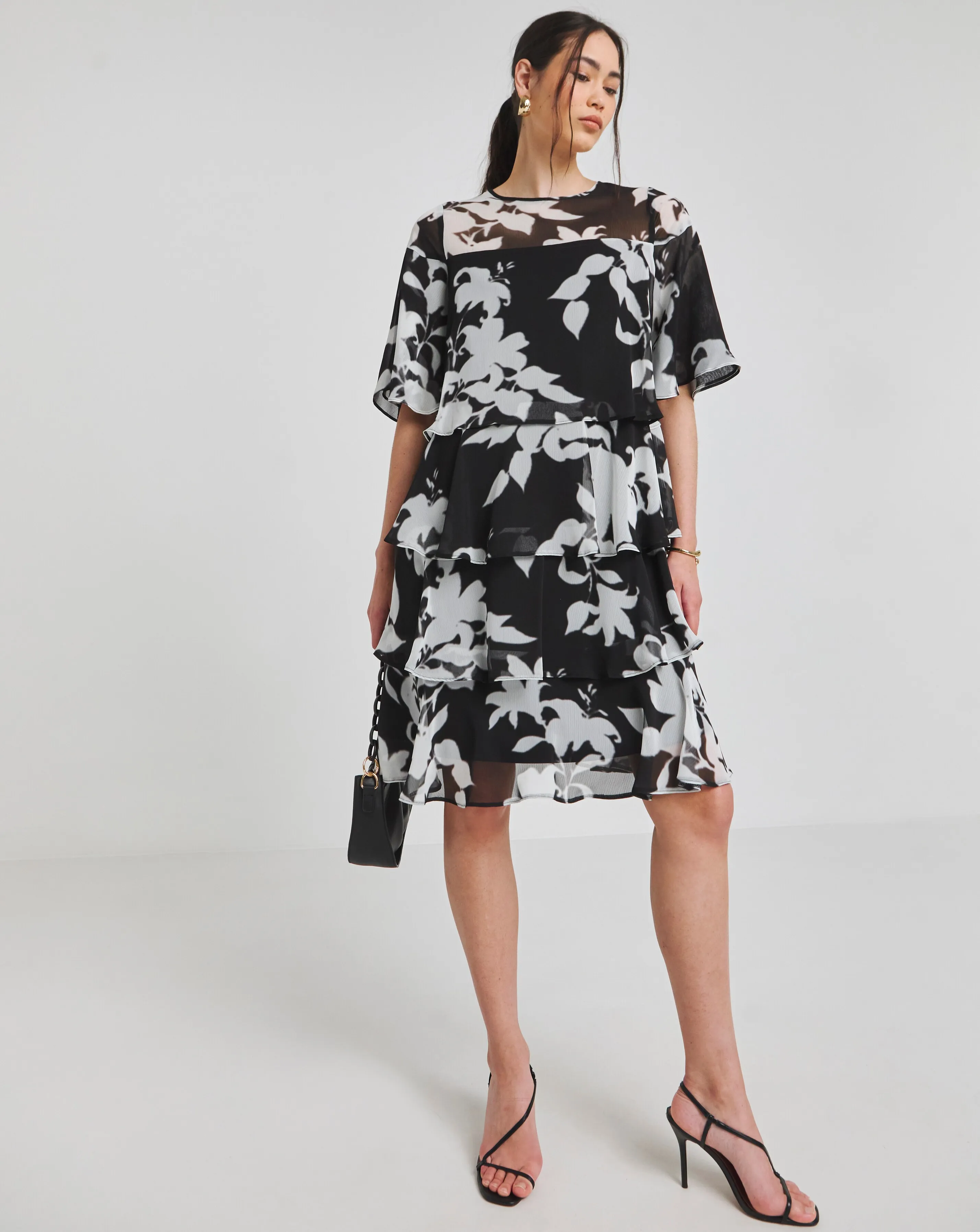 Joanna Hope Tiered Shift Dress | Simply Be