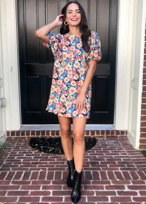 Karlie Poppy Floral Print Shift Dress ***FINAL SALE***