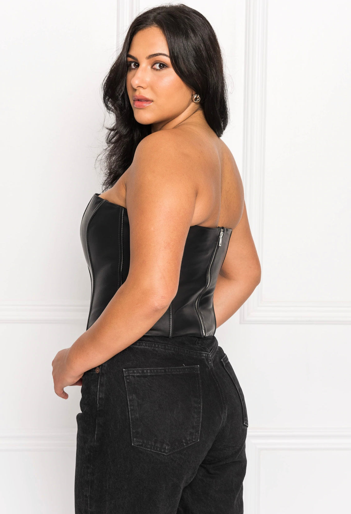 LaMarque Davina Leather Bustier