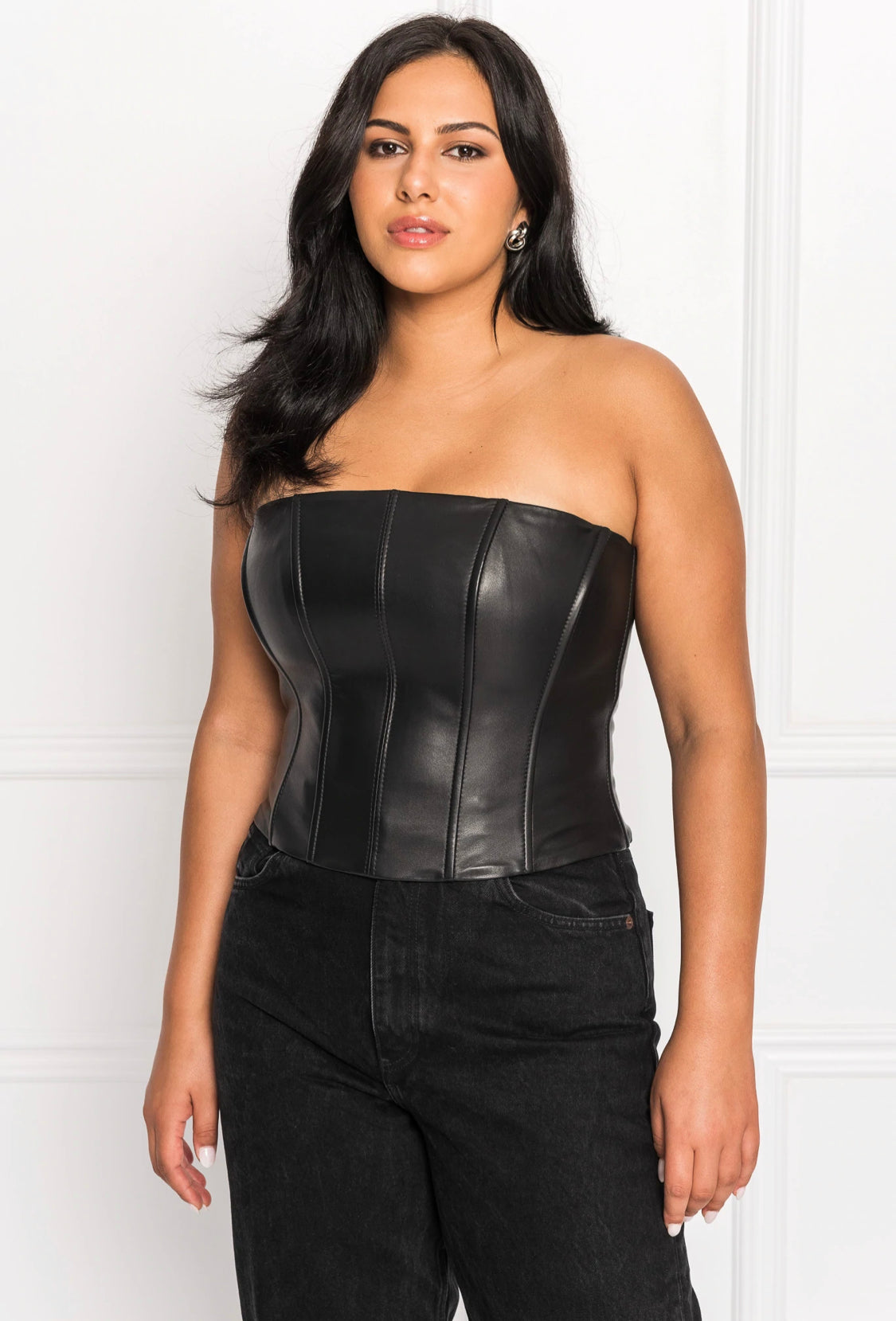 LaMarque Davina Leather Bustier